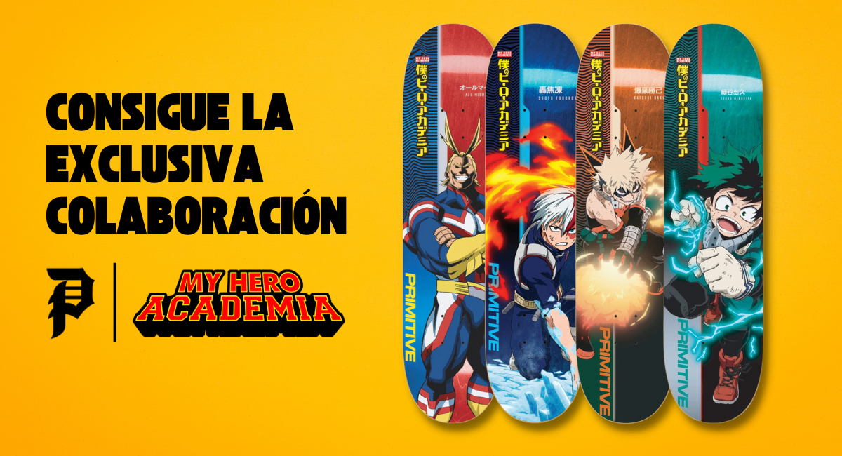 My Hero Academia x Primitive Skate